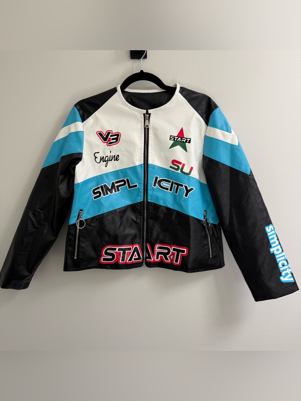Simplicity Streetwear Leather Jacket